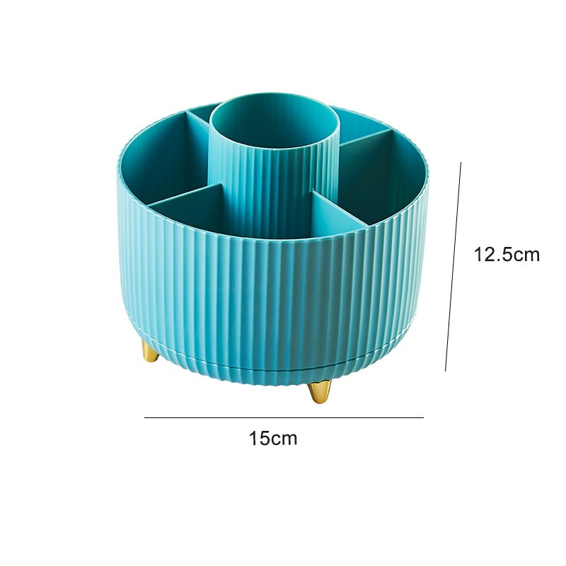Rotating Profesional Desktop Makeup Brush Organizer