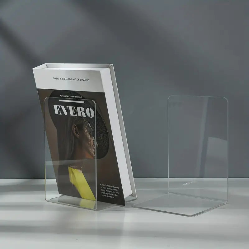 Atril de Escritorio en Acrílico Transparente — Ergonómico