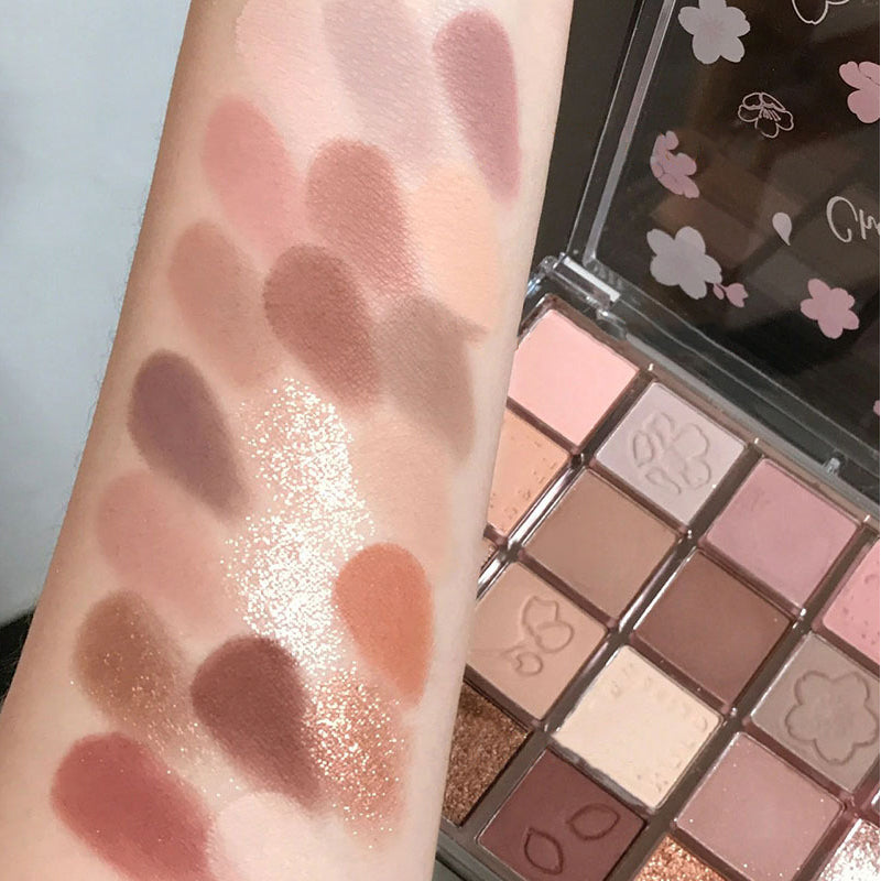 20-Color Glitter Eyeshadow Palette