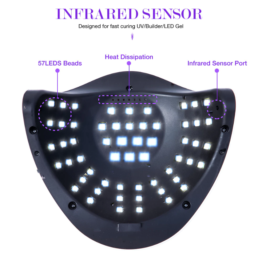 Nail Dryer LED Lamp UV Light 220W