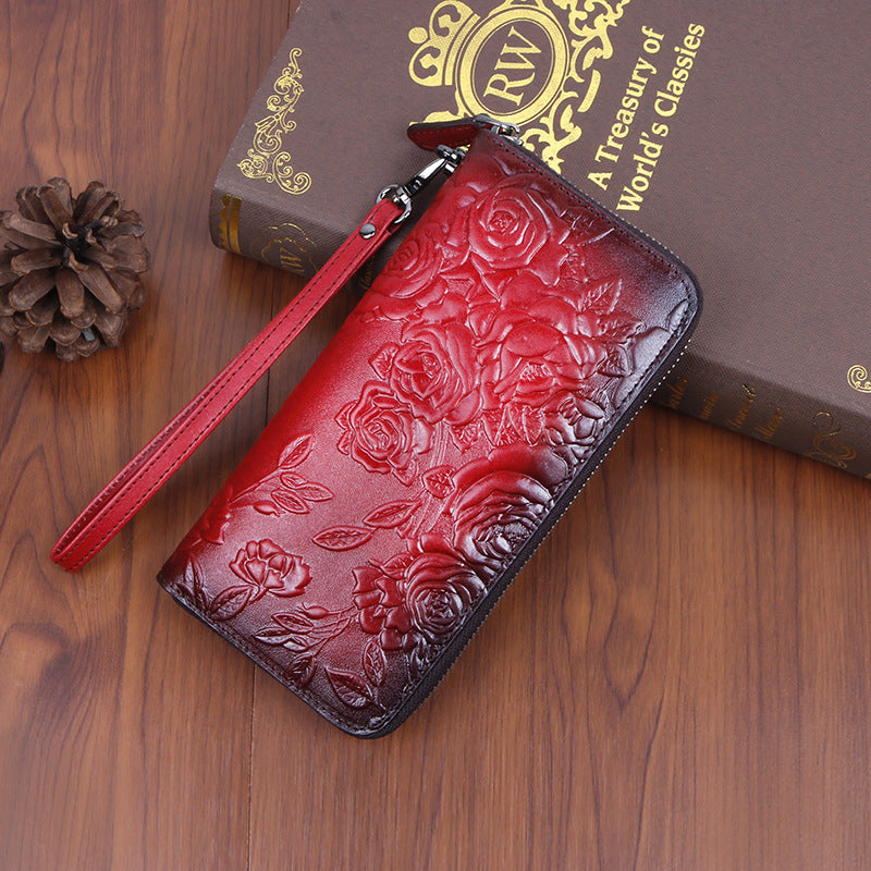 Retro Style Long Handbag for Women