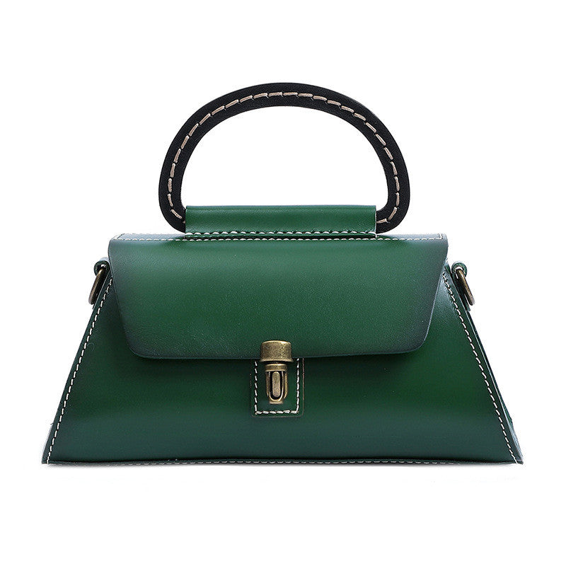 Cream Leather Handbag for Women