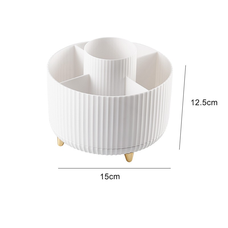 Rotating Profesional Desktop Makeup Brush Organizer